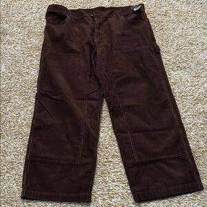 No Boundaries Men's Dark Brown Corduroy Pants